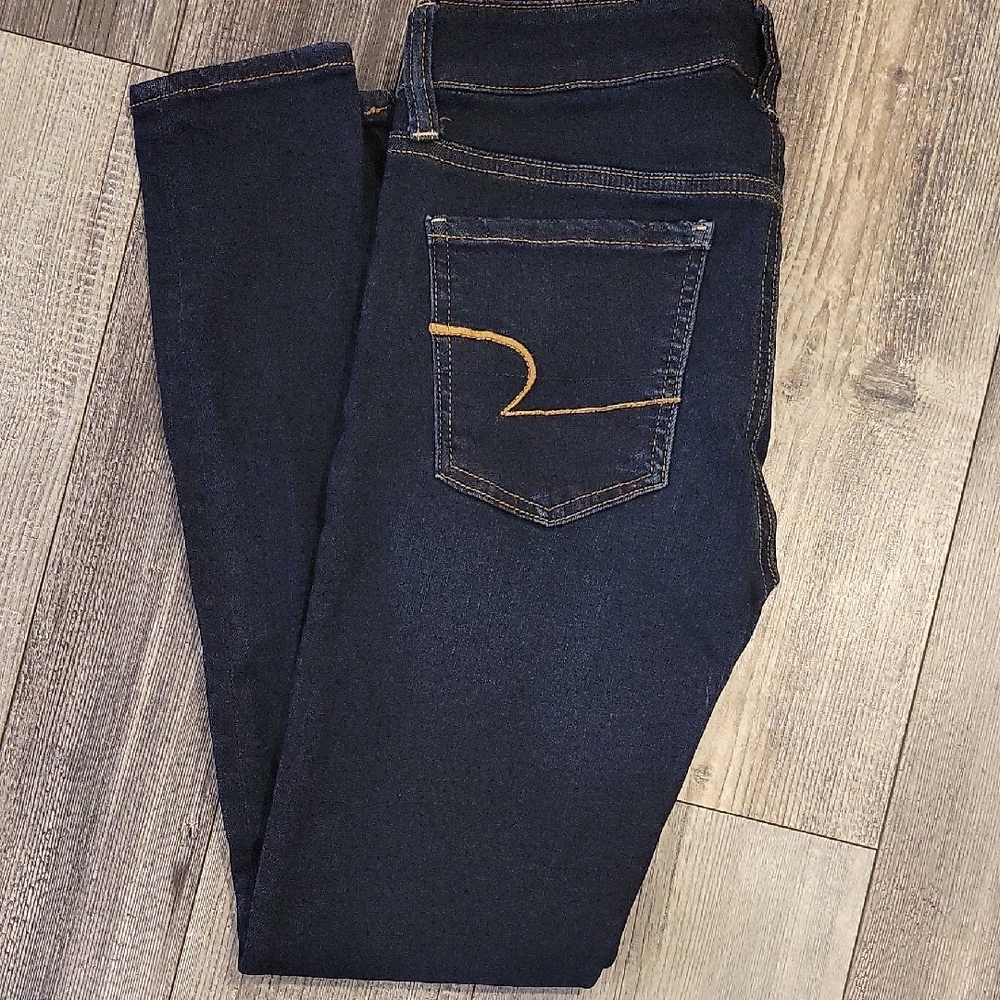 AMERICAN EAGLE Outfitters Dark Indigo Women's Skinny Jeggings Size 4- NWOT